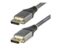 StarTech.com 4 m VESA-certifierad DisplayPort 1.4-kabel - 8K 60 Hz HDR10 - Ultra HD 4K 120 Hz-video - DP 1.4-kabel/-sladd - För skärmar/displayer - DisplayPort till DisplayPort-kabel - M/M - DisplayPort-kabel - DisplayPort (hane) till DisplayPort (hane) - DisplayPort 1.4 - 4 m - formpressad, passiv, 8K60 Hz (7680 x 4320) stöd, 4K120 Hz (3840 x 2160) stöd - grå, svart DP14VMM4M